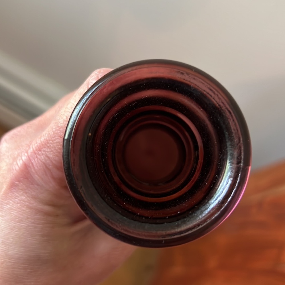 Vintage Mid-Century Jim Beam Purple Amethyst Whiskey Decanter. 1967. - Picture 6 of 11